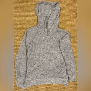 American Eagle Outfitters Gray Hooded Sweater